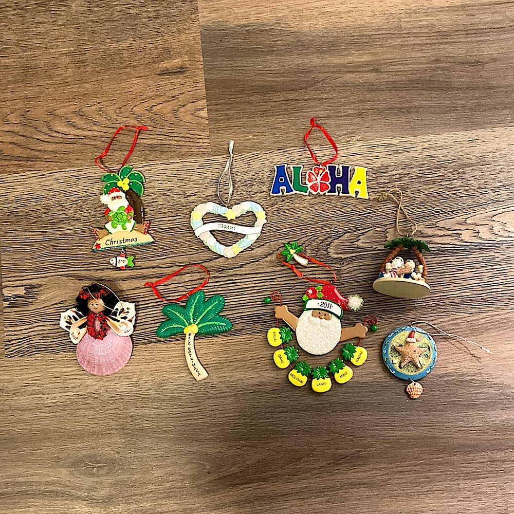 🎄HOLIDAY SALE! 
Hawaiian Christmas Ornaments